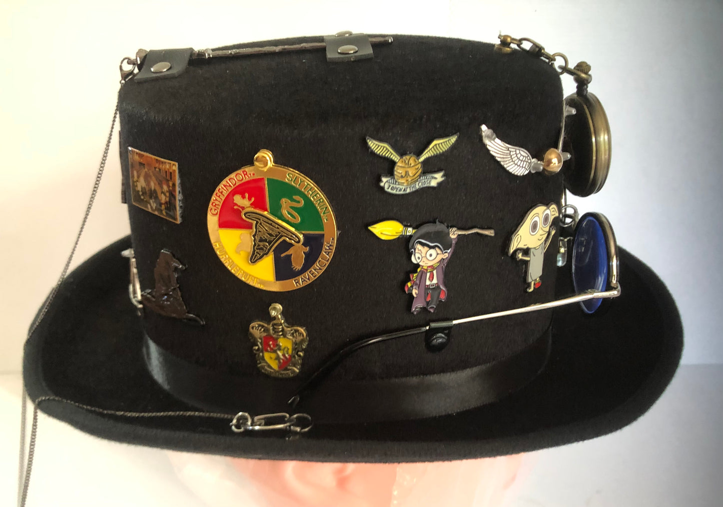 Steampunk Style (Harry Potter Theme) Hat with Goggles (Item # 588)
