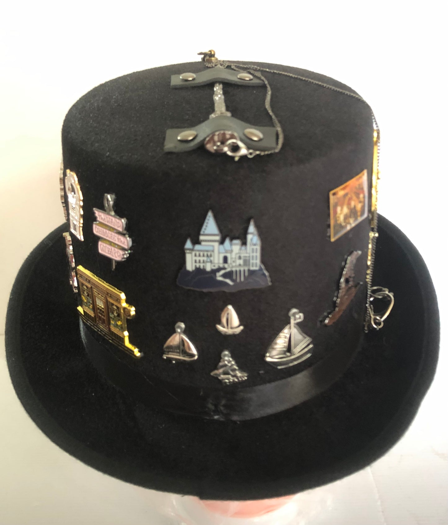Steampunk Style (Harry Potter Theme) Hat with Goggles (Item # 588)