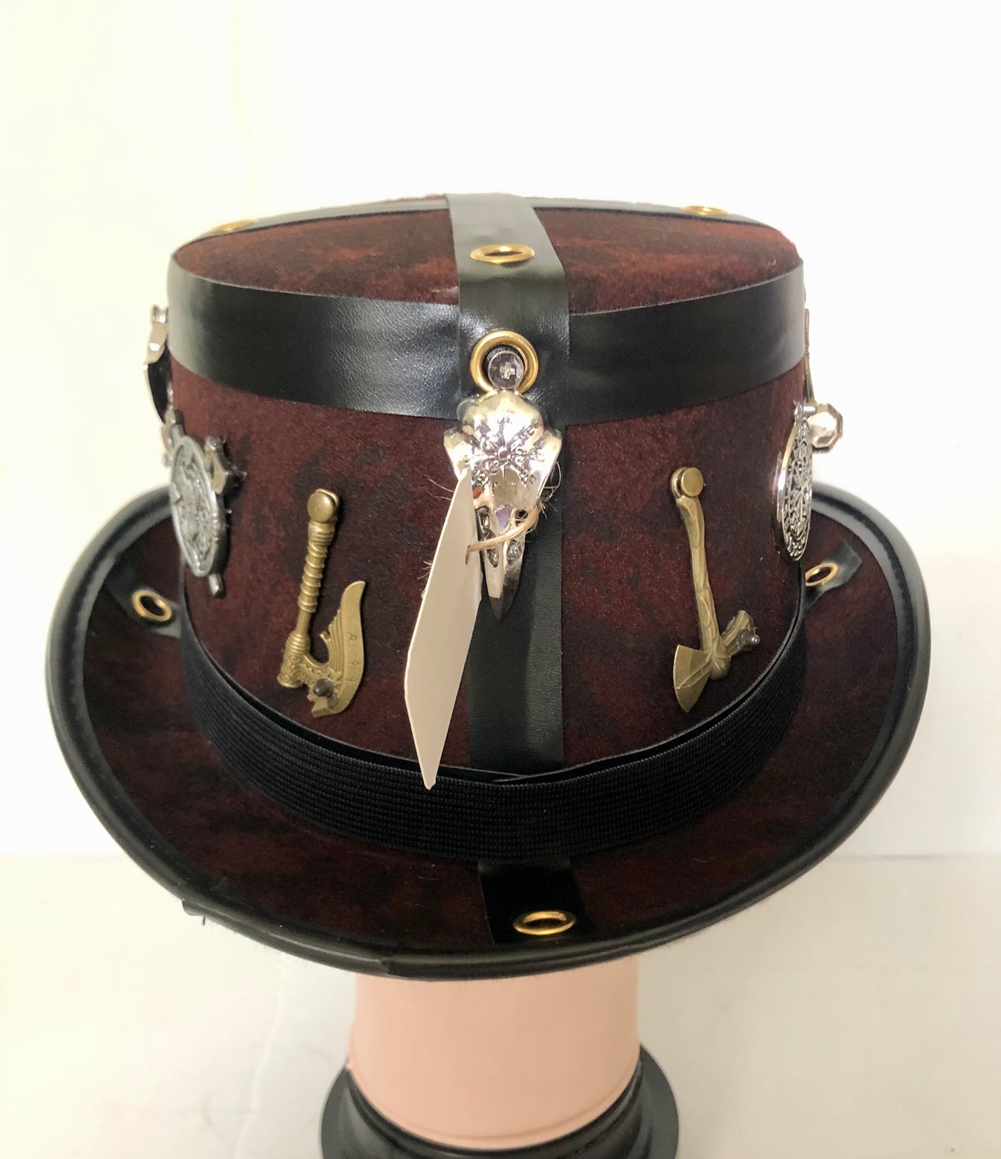 Steampunk Style (Viking Theme) Hat with Goggles (Item #488)