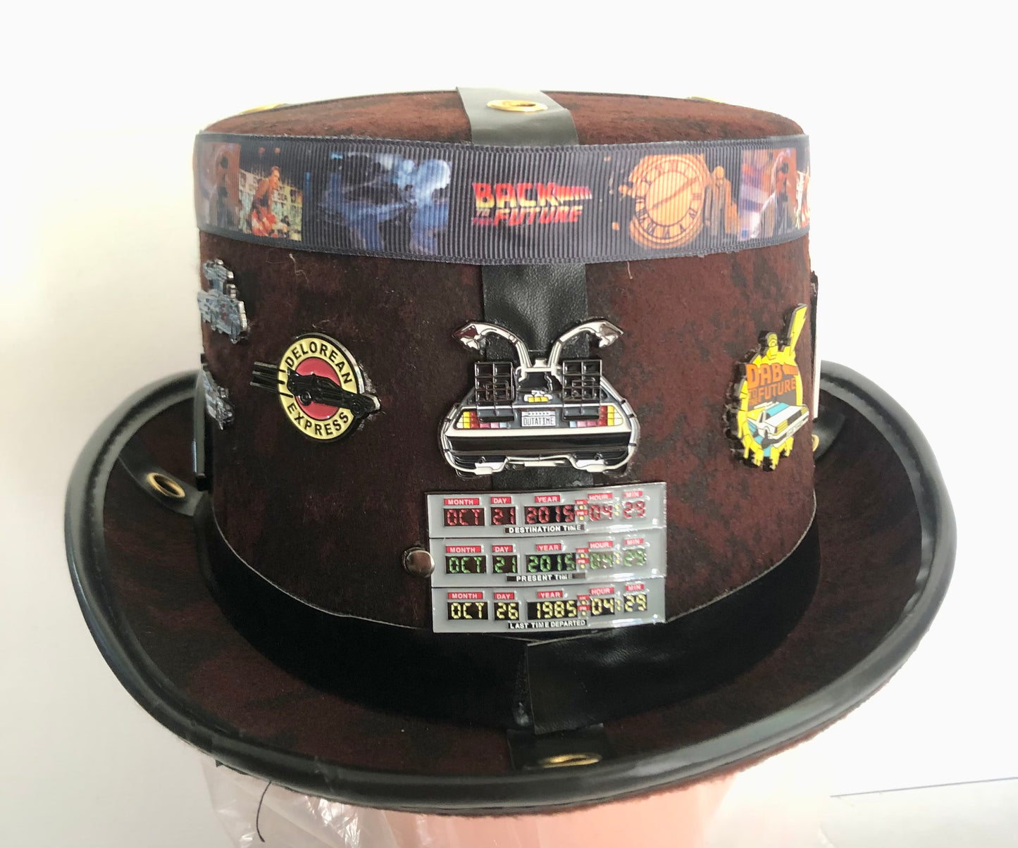 Steampunk Style (Back to the Future Theme) Hat with Goggles (Item #589)