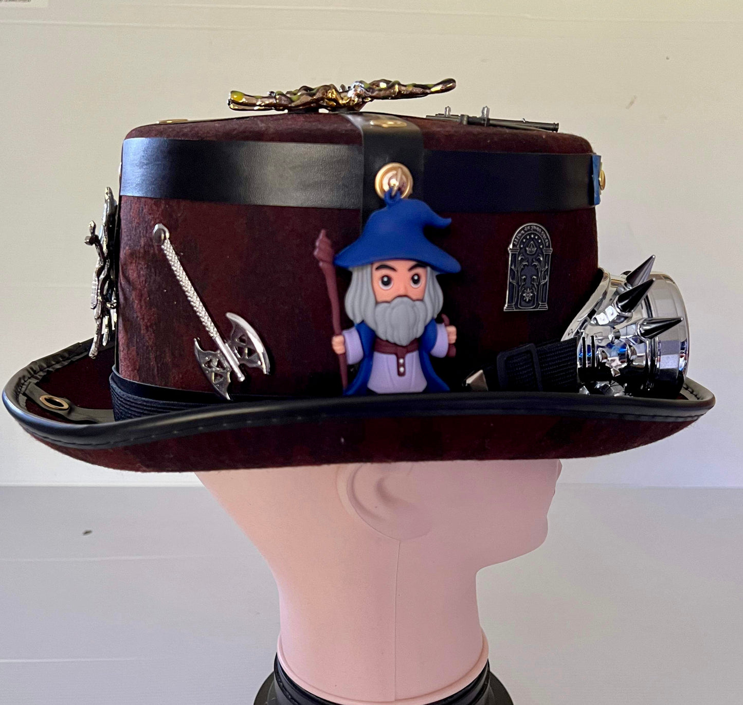 Steampunk Style Hat (Lord of the Rings Theme) with Goggles (Item #418)