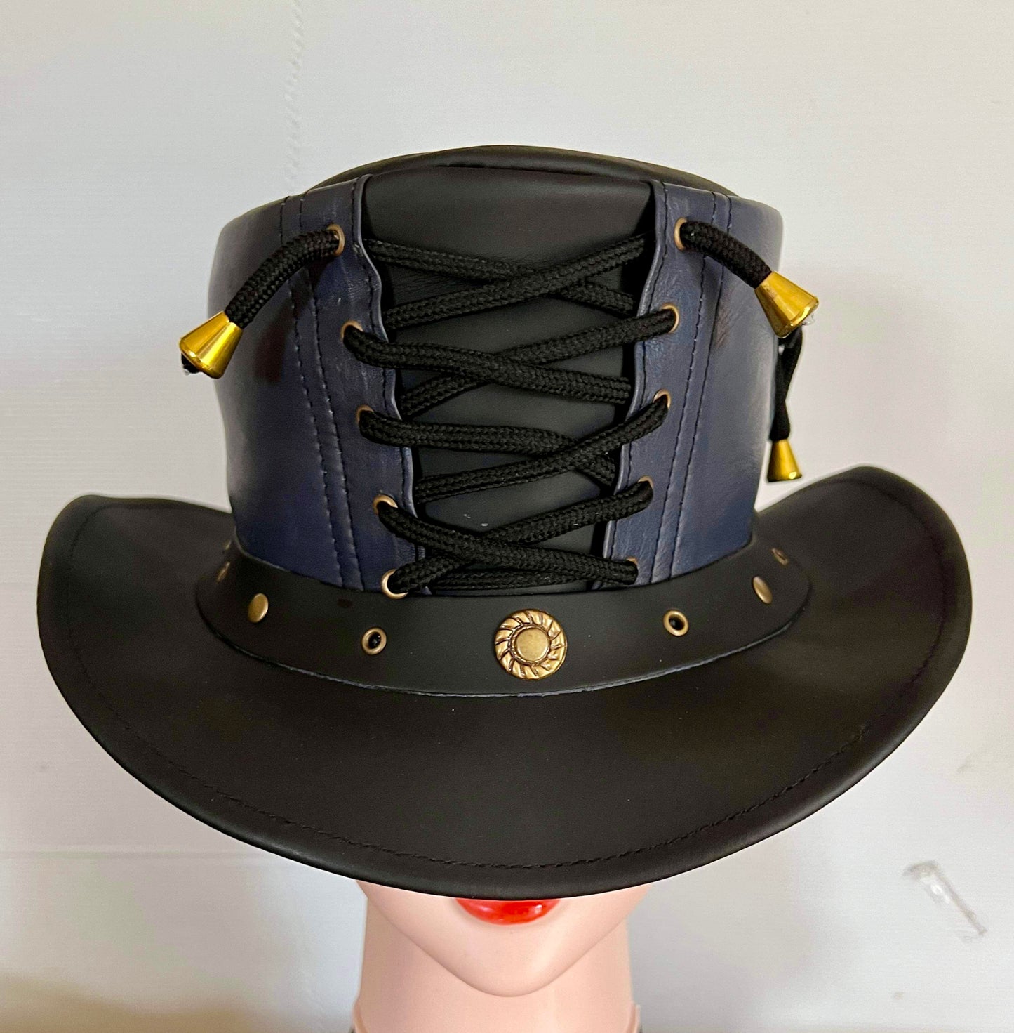 SteampunkHat (Black /Blue Colour) PAKI