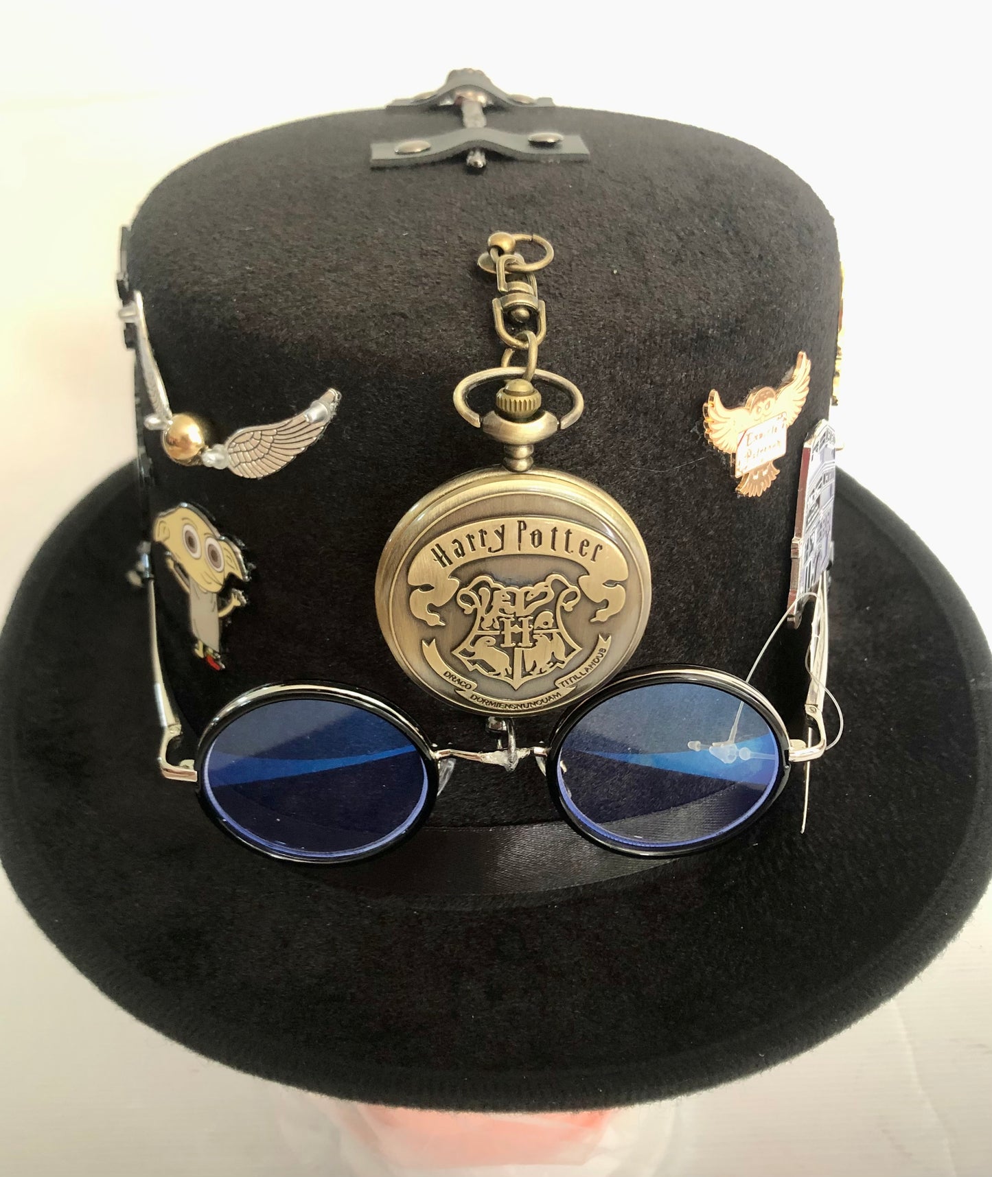 Steampunk Style (Harry Potter Theme) Hat with Goggles (Item # 588)