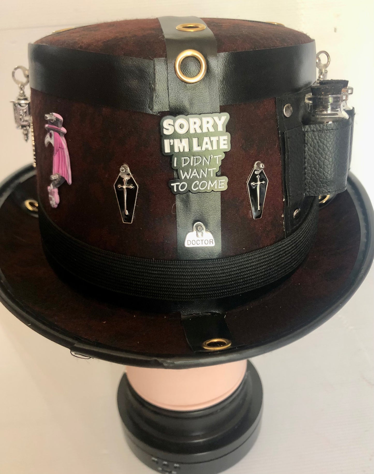 Steampunk Style Hat (Plague Dr Theme) with Goggles (Item # 414)
