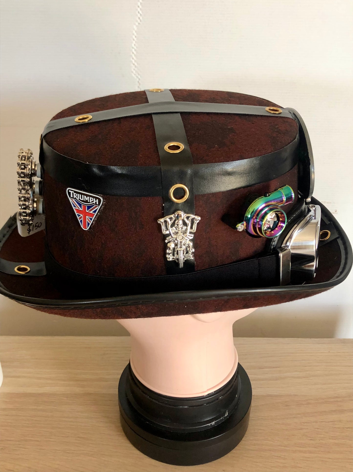 Steampunk Style Hat With Goggles (Item #405)