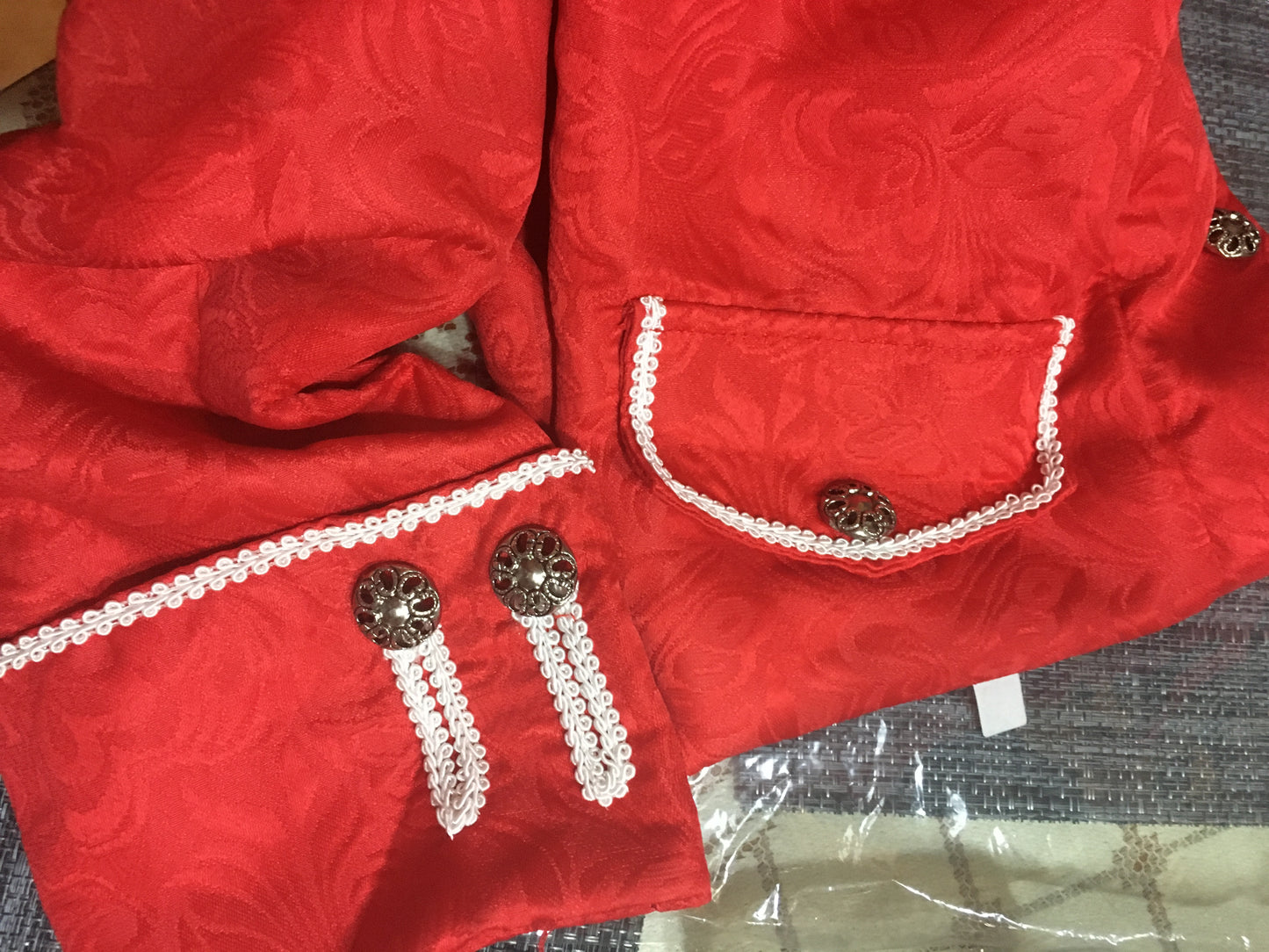 Steampunk trench coat (RED COLOUR)