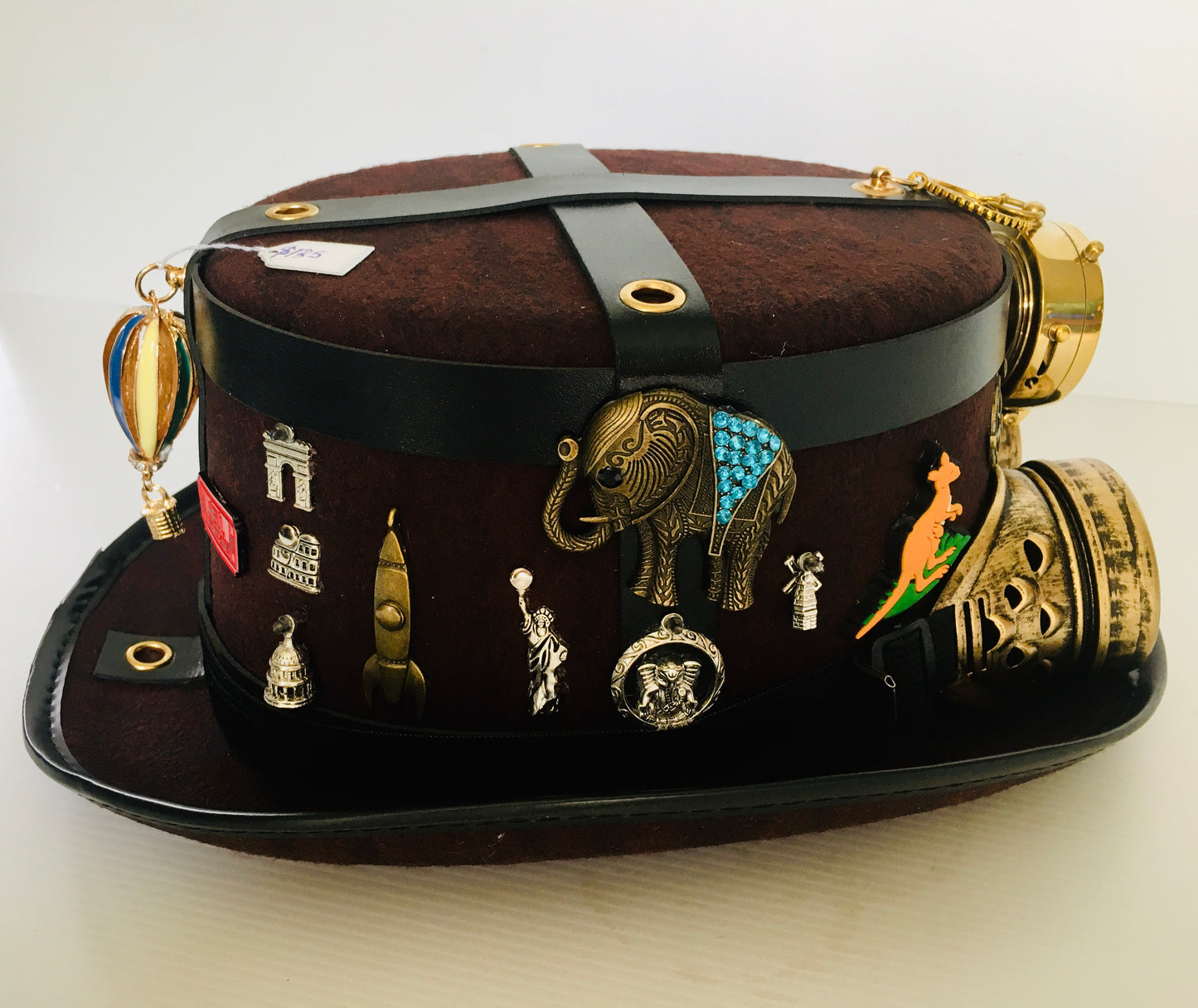 Steampunk hat with goggles (Item #NC43)