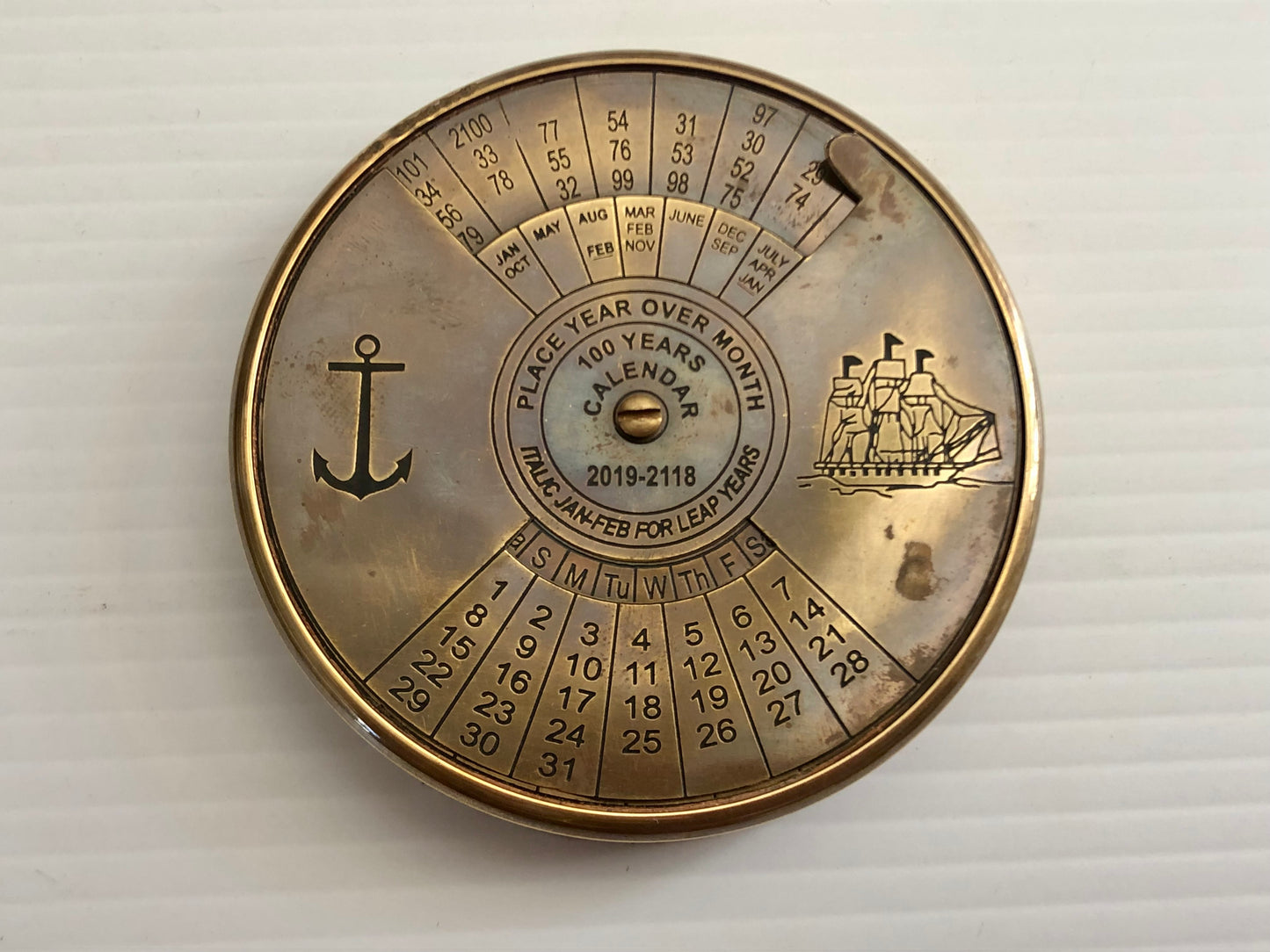 Paperweight ; 100 Year Calendar