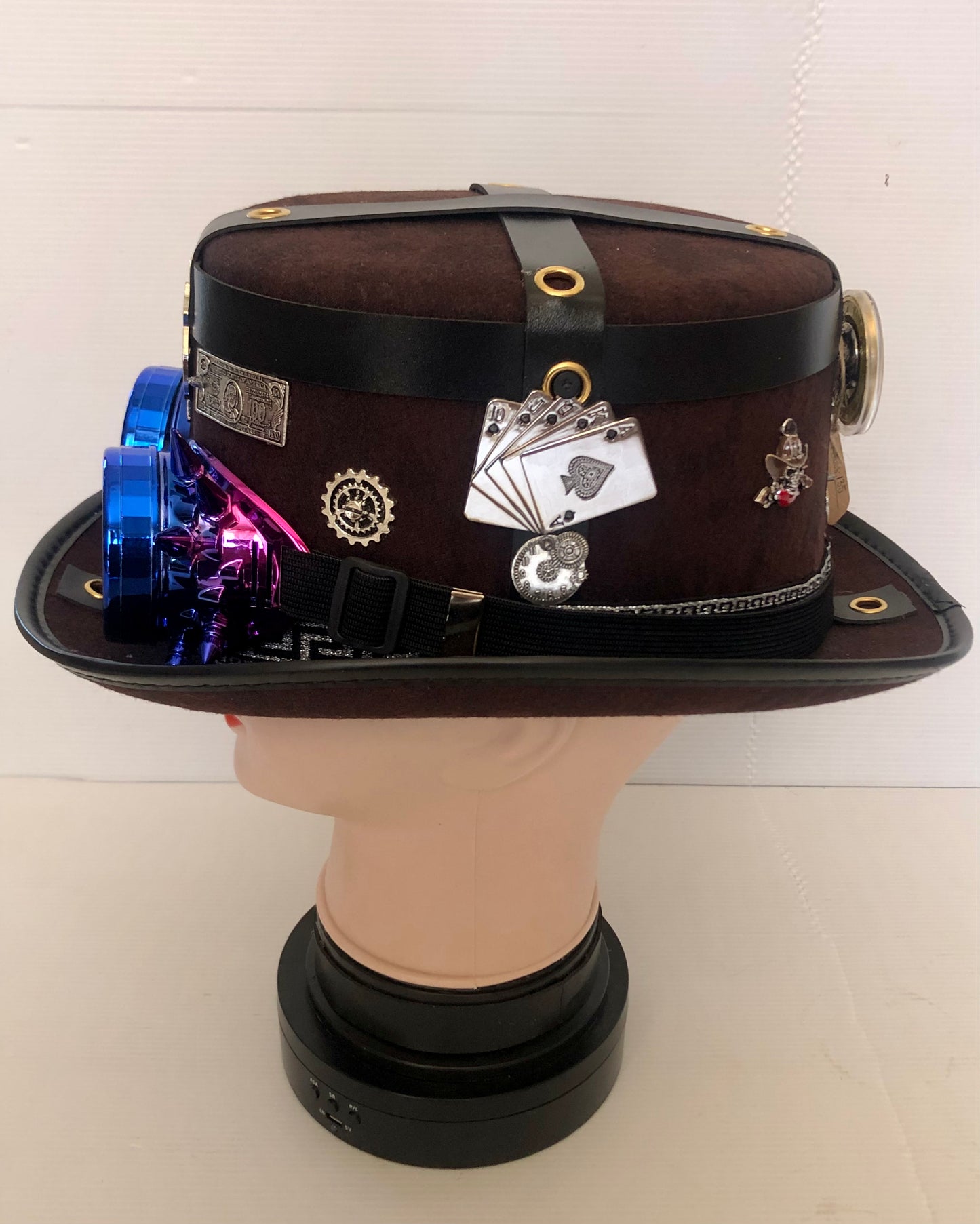 Steampunk Style Hat with Goggles (Item #391)