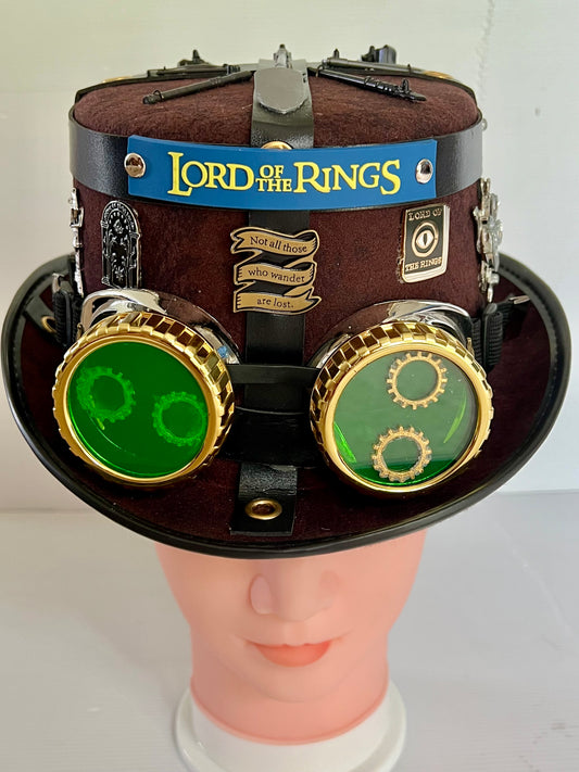 Steampunk Style (Lord of the Rings) Hat with Goggles (item #442)