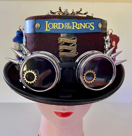 Steampunk Style Hat (Lord of the Rings Theme) with Goggles (Item #418)