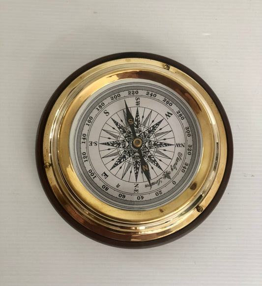 5” Compass on Wooden Base