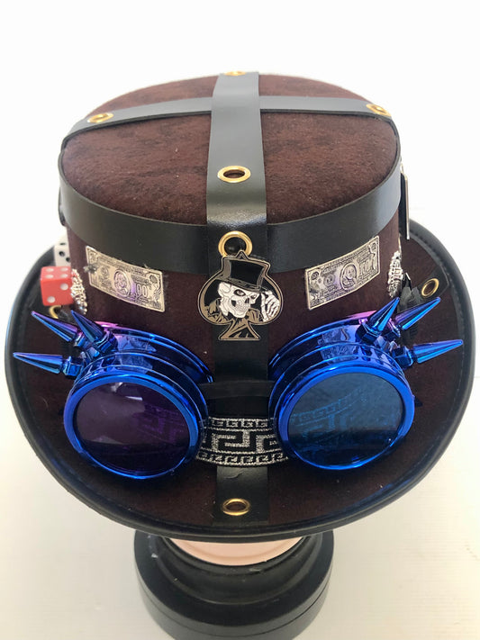 Steampunk Style Hat with Goggles (Item #391)