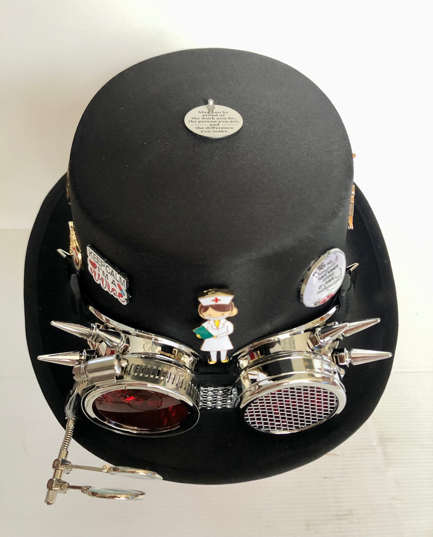 Steampunk Hat Style (Theme;Nurse) with Goggles #515