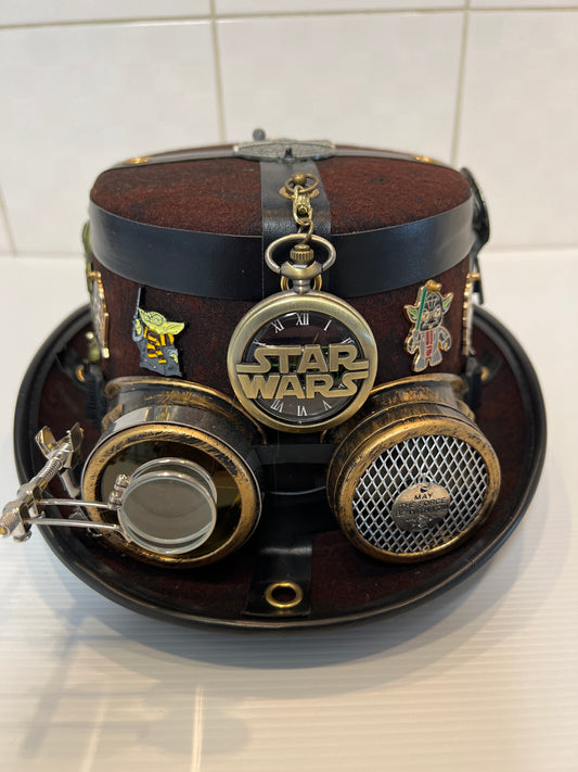 Steampunk Style Hat (Star Wars Theme) with Goggles (Item # 520)