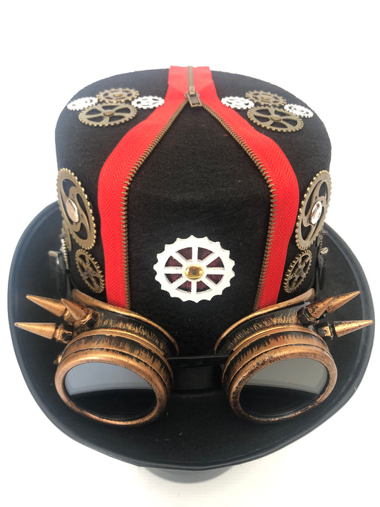 Steampunk Hat with Goggles (Item #372)