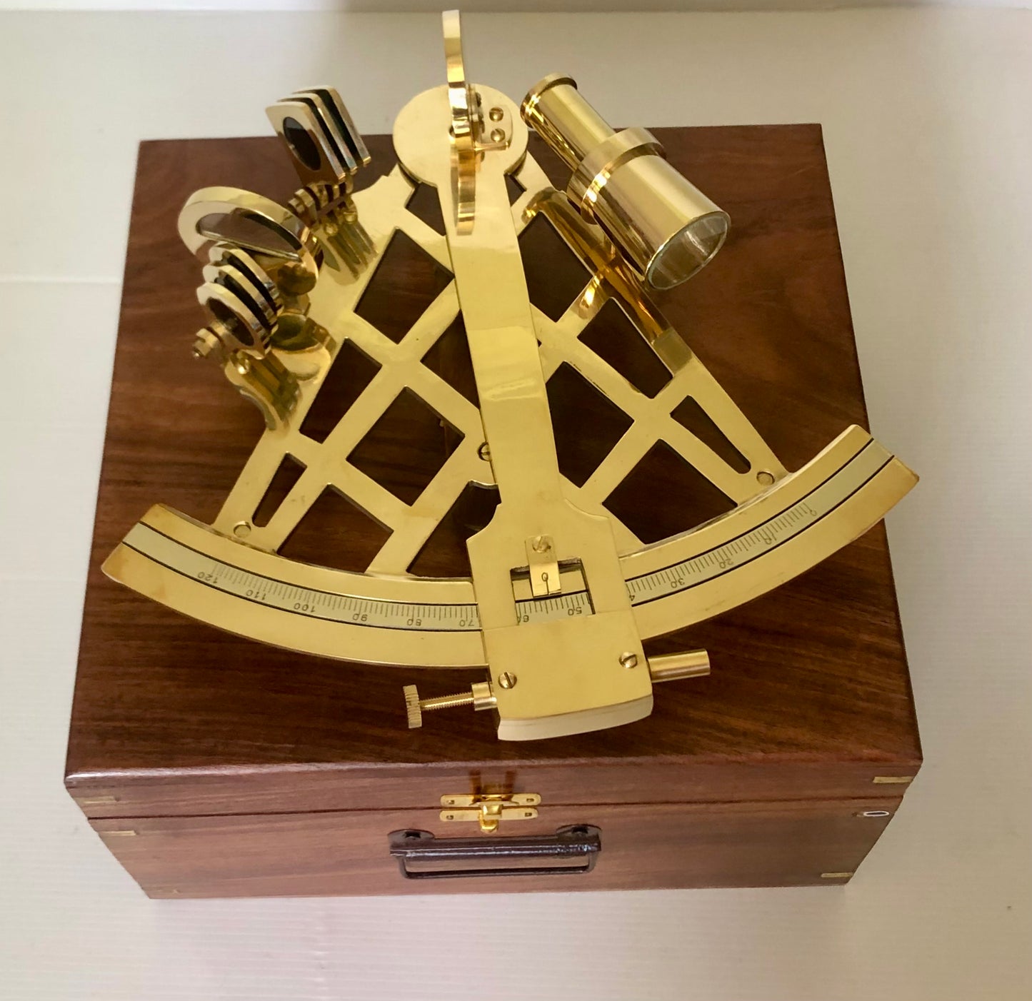 10” Sextant with Box (Shiny)