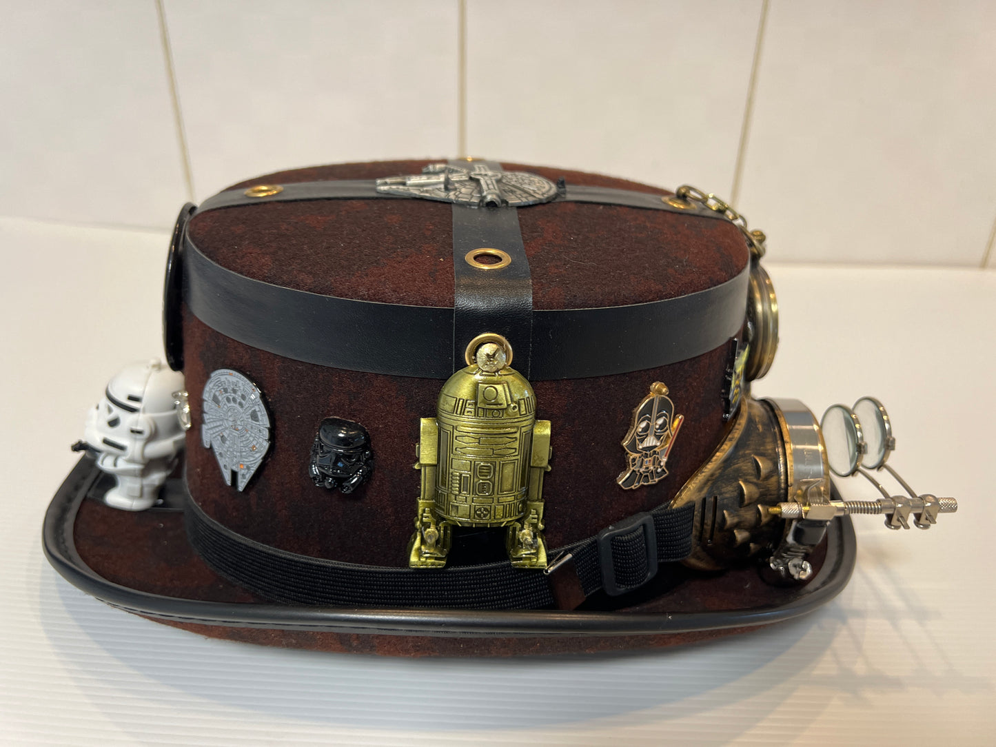 Steampunk Style Hat (Star Wars Theme) with Goggles (Item # 520)