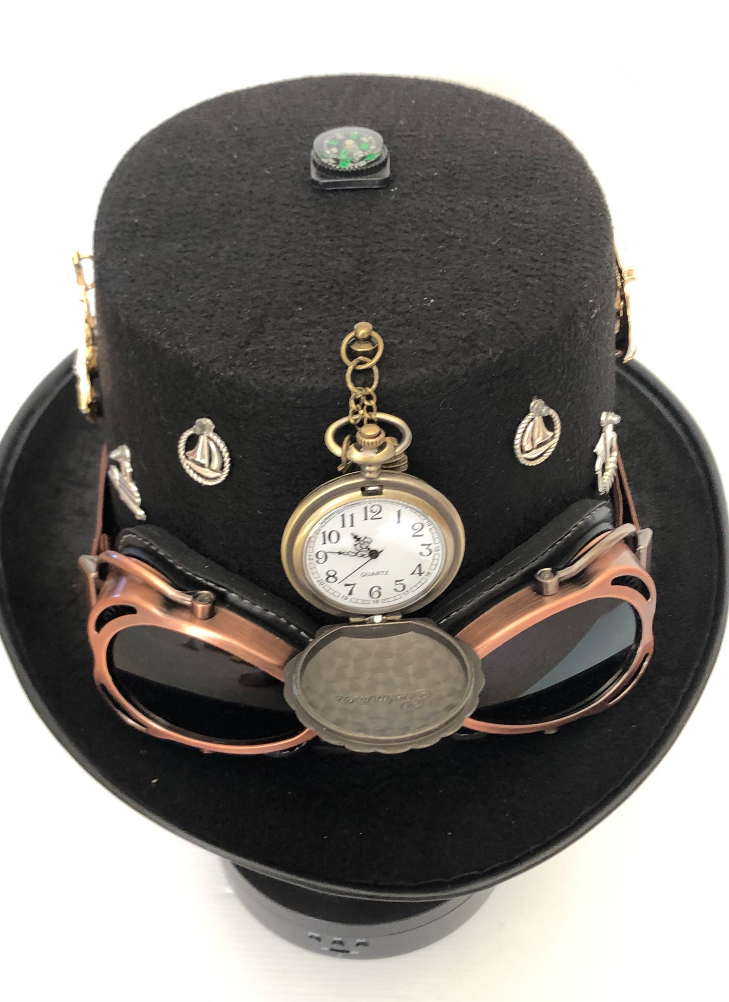 Steampunk Style Hat with Goggles (Item #386)