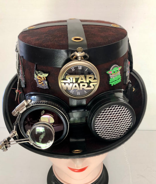 Steampunk Style Hat (Starwars Theme) with Goggles (Item #507)