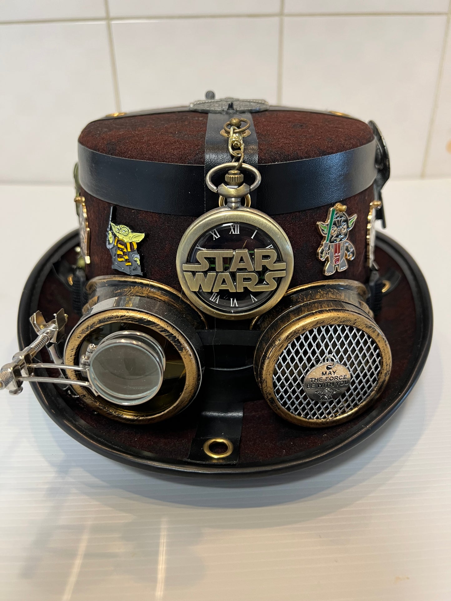 Steampunk Style Hat (Star Wars Theme) with Goggles (Item # 520)