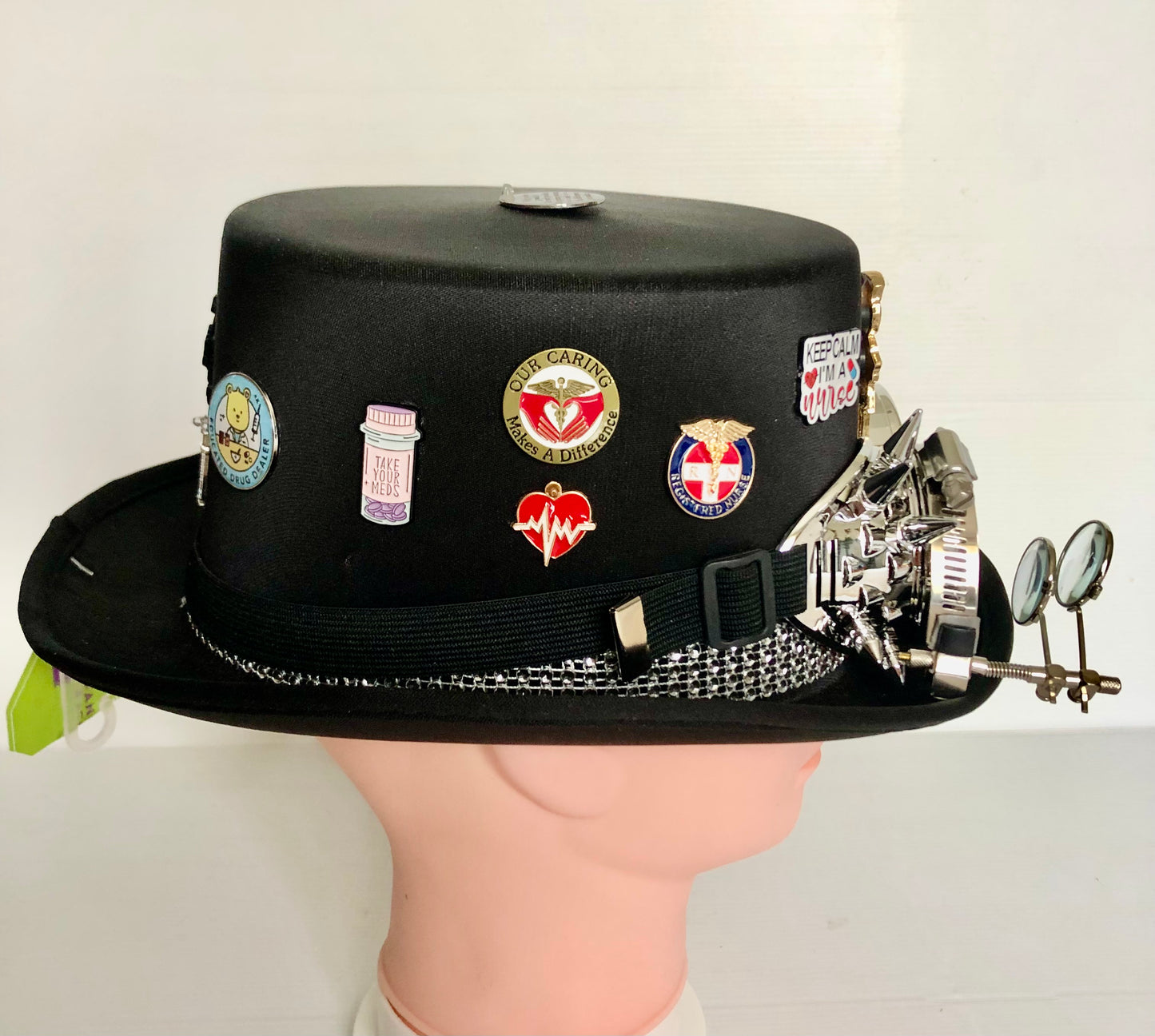 Steampunk Hat Style (Theme;Nurse) with Goggles #515