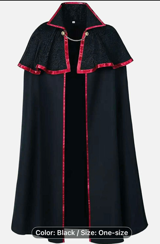 Vampire Cloak (One Size : Adult Size)