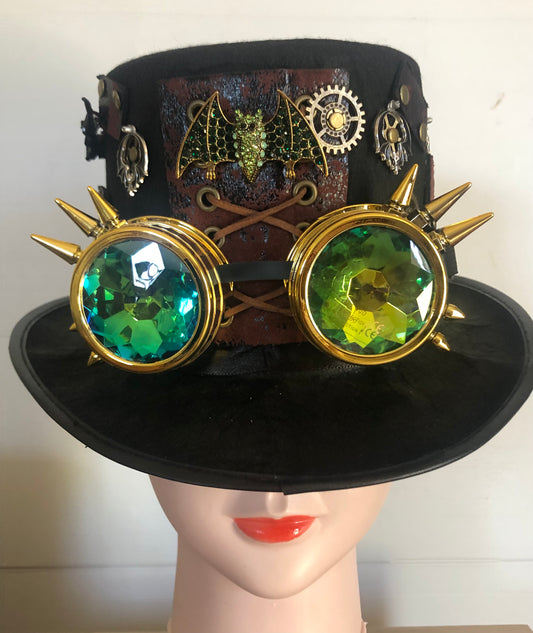 Steampunk Style Hat with Goggles (Item #411)