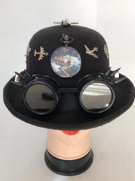 Steampunk Style Bower Hat (Item #337)