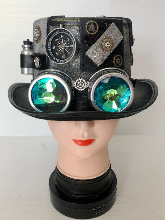 Steampunk Hat with Goggles (Item #371)