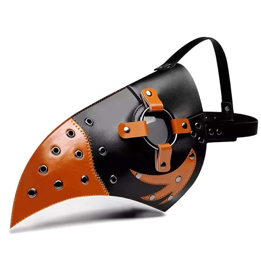 Plague Doctor Leather face mask (Item #PBM025)