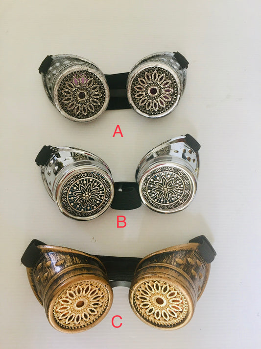 Steampunk goggles ($20 each)