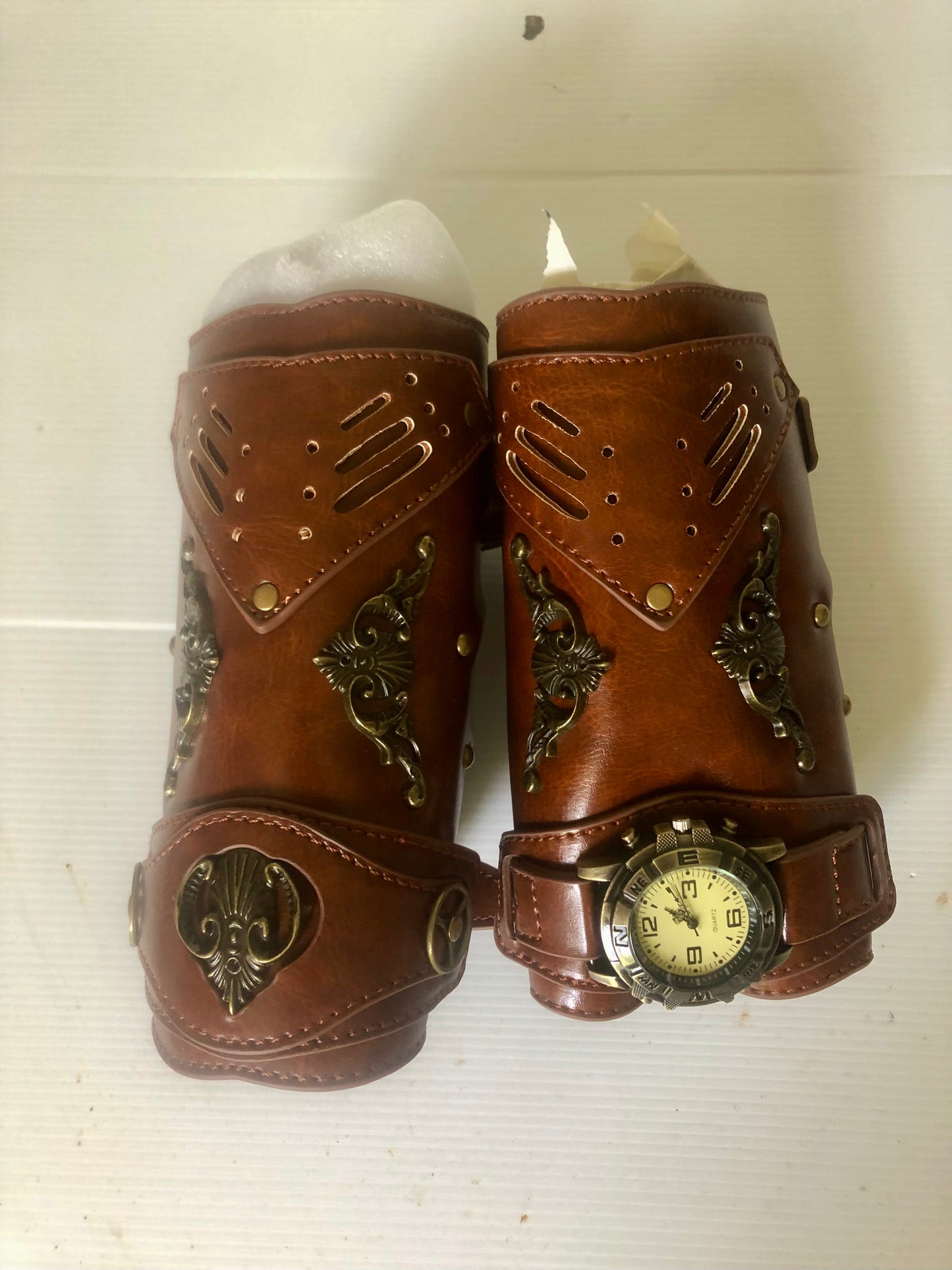 Steampunk Wrist Cuffs (Pair)