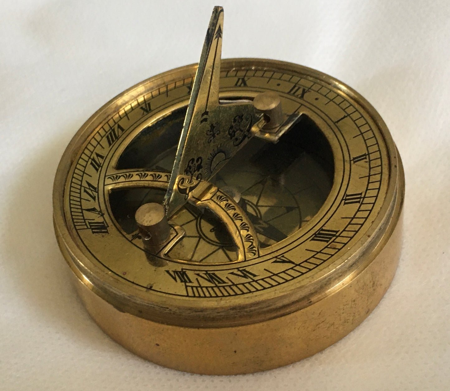 Mary Rose  Sundial Compass with lovely wooden display box