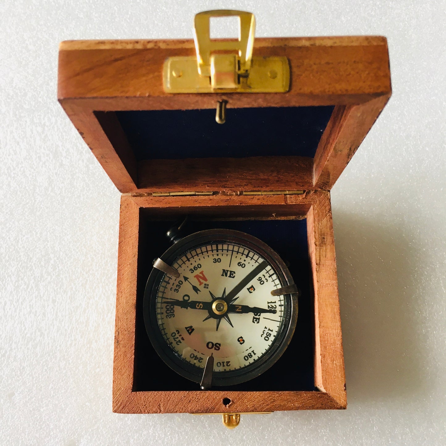 Compass "Not All Those Who Wander are LOST" with Box