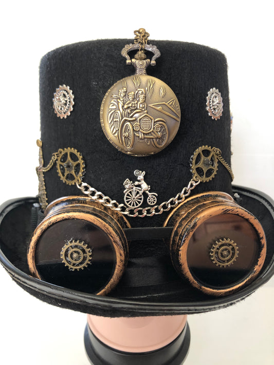 Steampunk Style Hat with Goggles (Item #322)